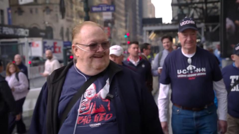 Featured image from the Mystic Film Festival submission "He is UCONN - Big Red."