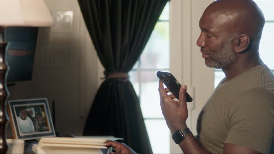 spam risk - mystic film festival - narrative short - featured image - person on the phone