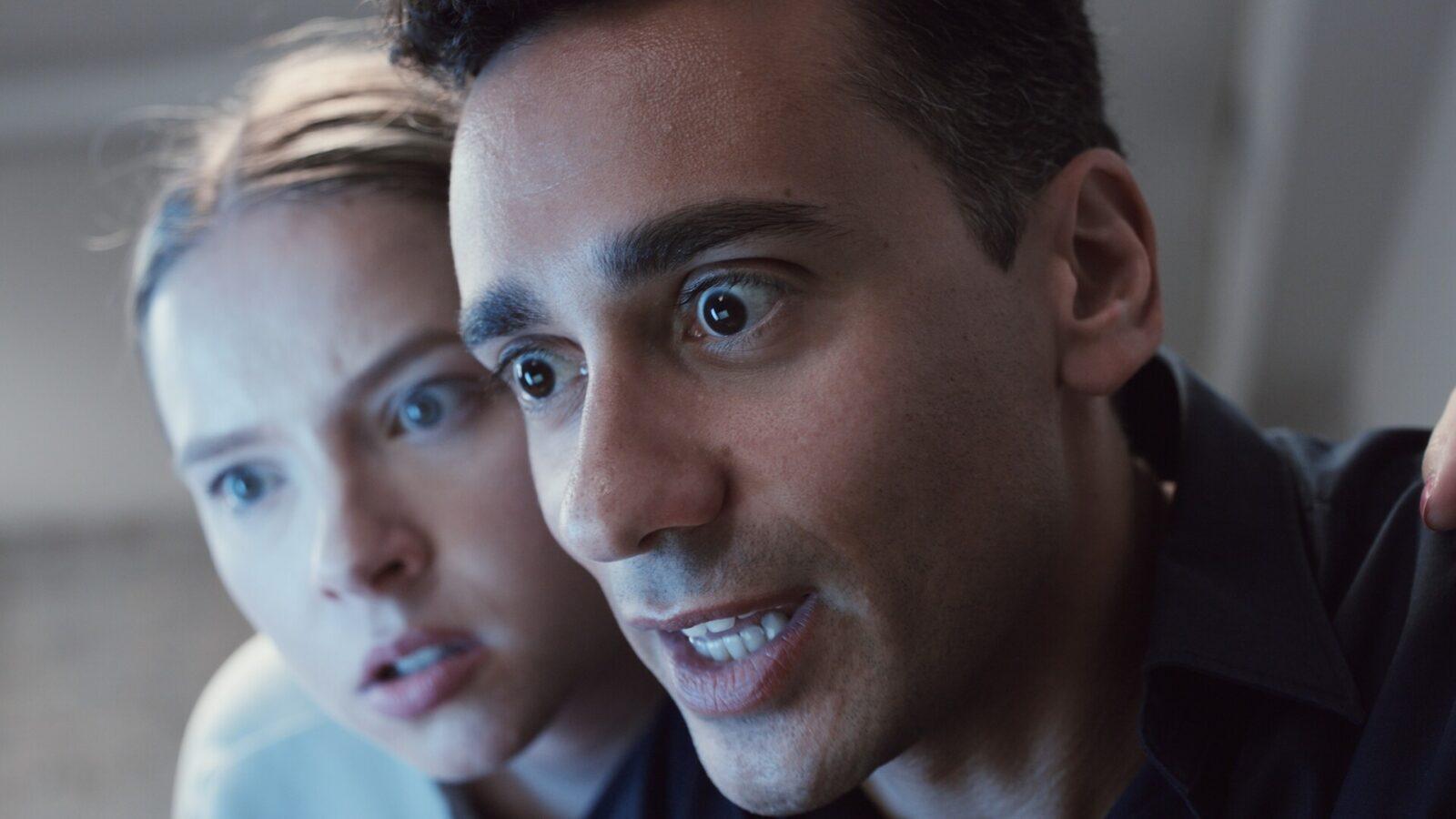 tuesday - mystic film festival - narrative short - featured image - two people staring at glowing object